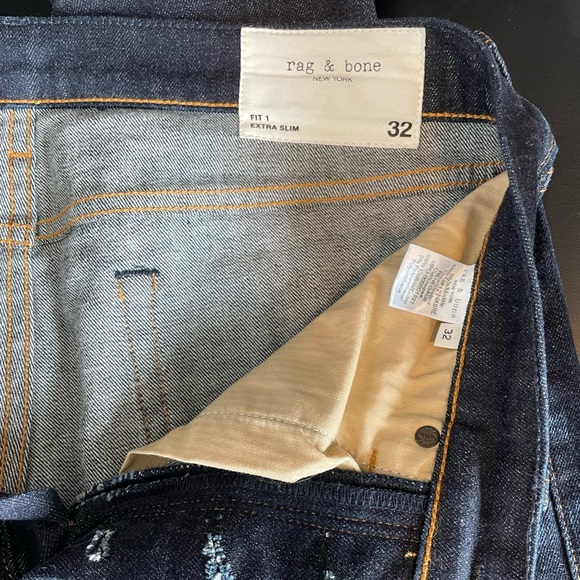 Rag & Bone Skinny Jeans- Mens 32-Retail $300 - Picture 3 of 4